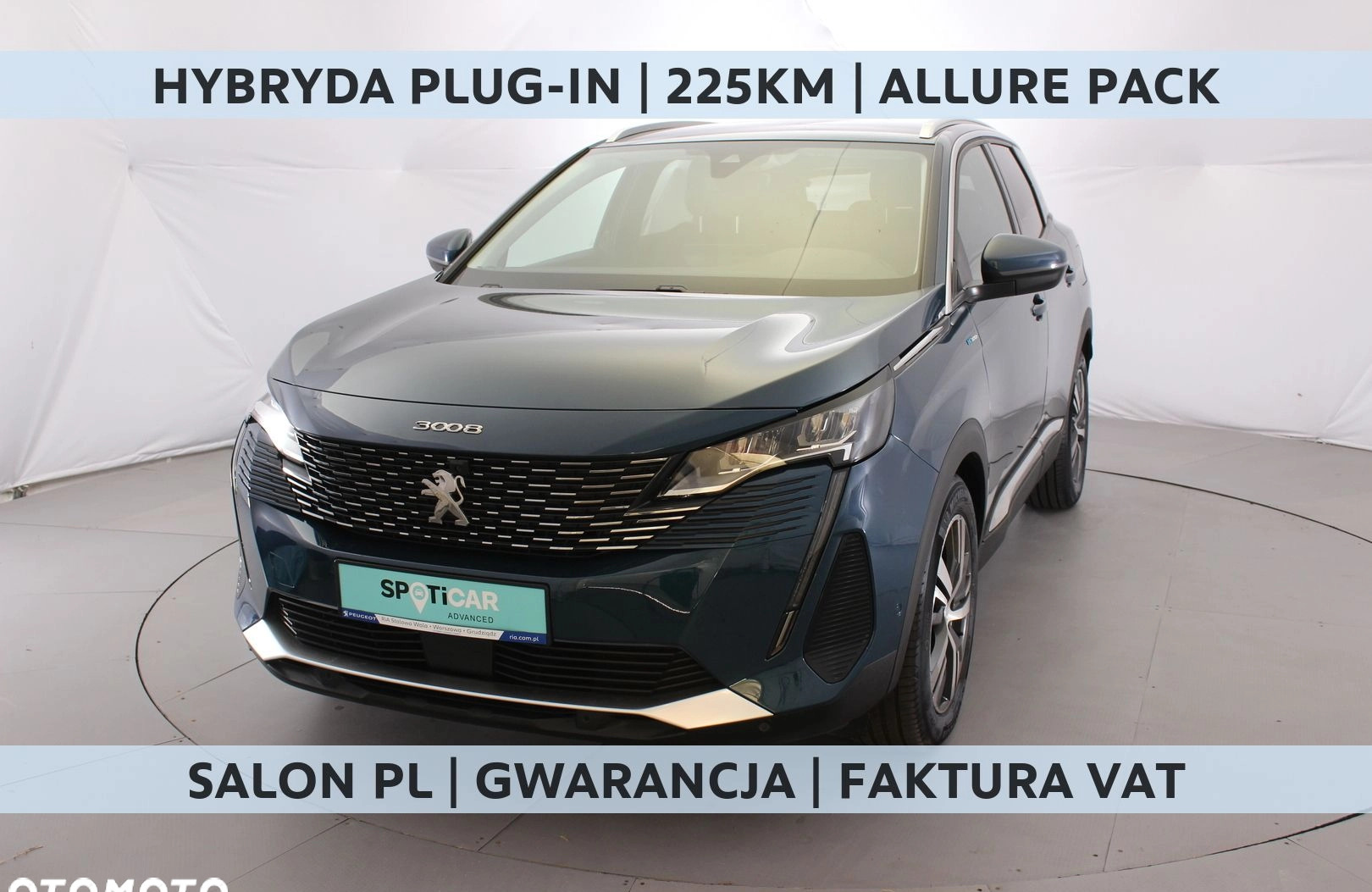 samochody osobowe Peugeot 3008 cena 135900 przebieg: 27850, rok produkcji 2021 z Krynica Morska